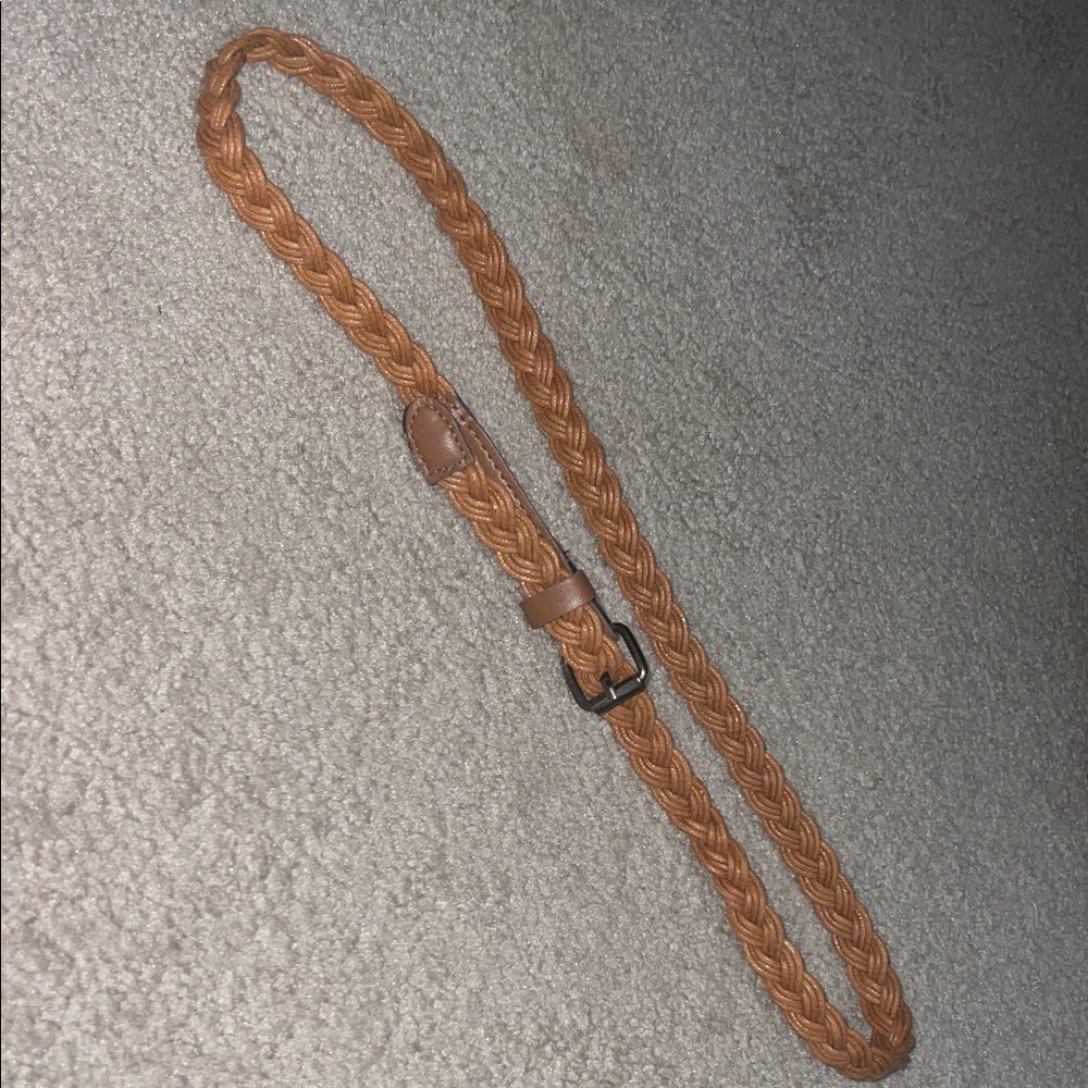 Classic Tan Braided Belt